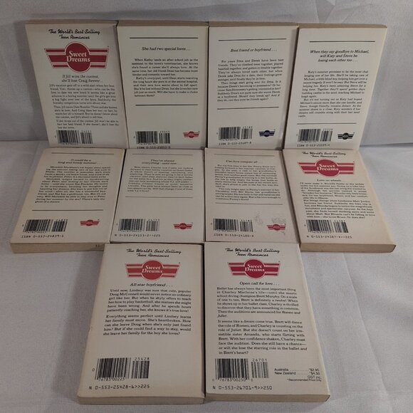 Sweet Dreams 10 Book Lot Romance Bantam 1982 Paperback 18 31 28 36 53 66 67 77 - Picture 5 of 16